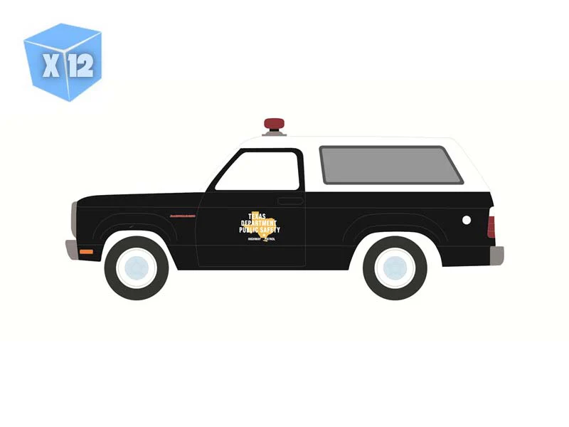 12 PACK 1978 Dodge Ramcharger - Texas Department of Public Safety (Hot Pursuit) Diecast 1:64 Scale Model - Greenlight 30541 - Image 2