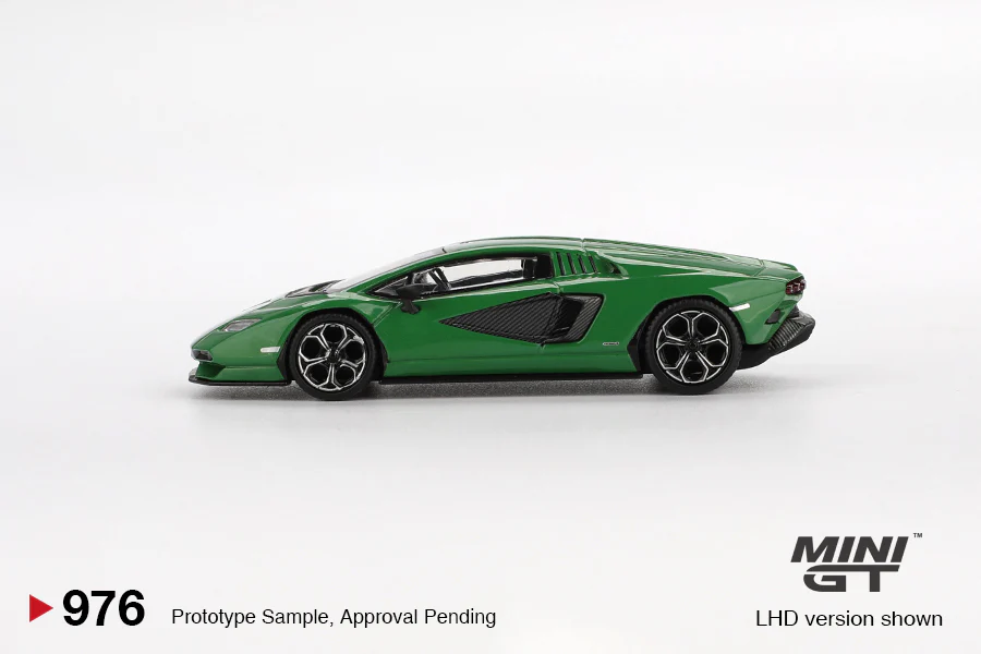12 PACK Lamborghini Countach LPI 800-4 Verde Medio (Mini GT) Diecast 1:64 Scale Model - TSM MGT00976 - Image 3