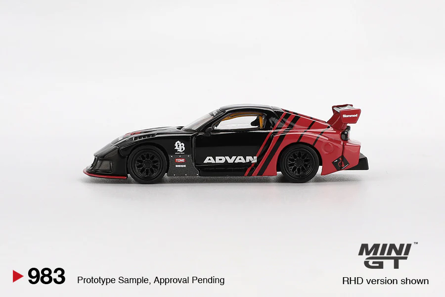 12 PACK Mazda RX-7 LB-Super Silhouette Advan (Mini GT) Diecast 1:64 Scale Model - TSM MGT00983 - Image 3