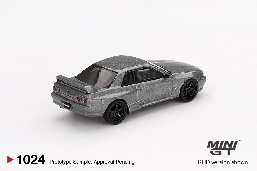12 PACK Nissan Skyline GT-R (NISMO BNR32 CRS Version) – Dark Metal Gray (Mini GT) Diecast 1:64 Scale Model - TSM MGT01024 - Image 3