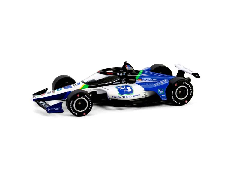 #15 Graham Rahal / Rahal Letterman Lanigan Racing Fifth Third Bank (2024 NTT IndyCar Series) Diecast 1:64 Scale Model - Greenlight 11610