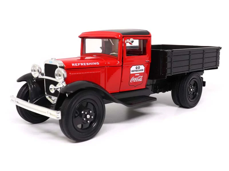 1931 Coca Cola Ford Pickup Model AA - Red Diecast 1:24 Scale Model - Motorcity Classics 424022 - Image 2