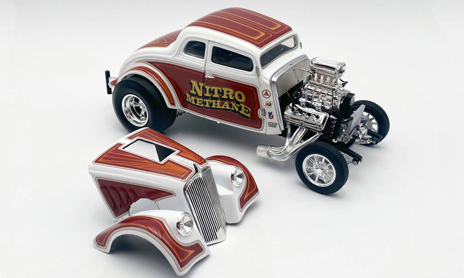 1933 Gasser - Nitro Methane Diecast 1:18 Scale Model - ACME A1800934 - Image 3