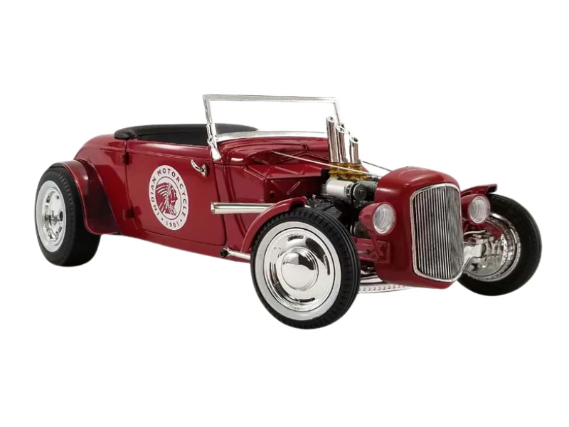 1934 Hot Rod Roadster - Indian Motorcycle 'Since 1901' Diecast 1:18 Scale Model - GMP18958