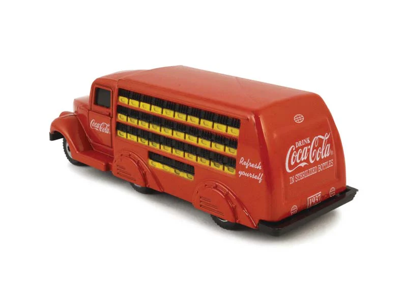 1937 Coca-Cola Bottle Truck Diecast 1:87 HO Scale Model - Motor City Classics 424132 - Image 2