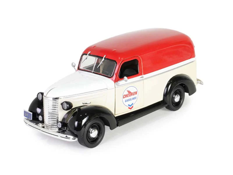 1939 Chevrolet Panel Truck – Chevron (Running on Empty Series 7) Diecast 1:24 Scale Model - Greenlight 85081