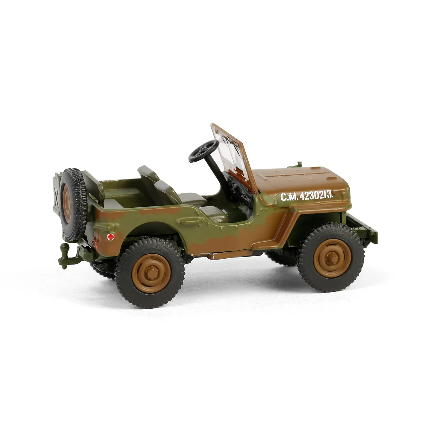 1942 Willys MB - 1st Canadian Tank Brigade Three Rivers Regiment England (Battalion 64 Series 5) Diecast 1:64 Scale Model - Greenlight 61050A - Image 3