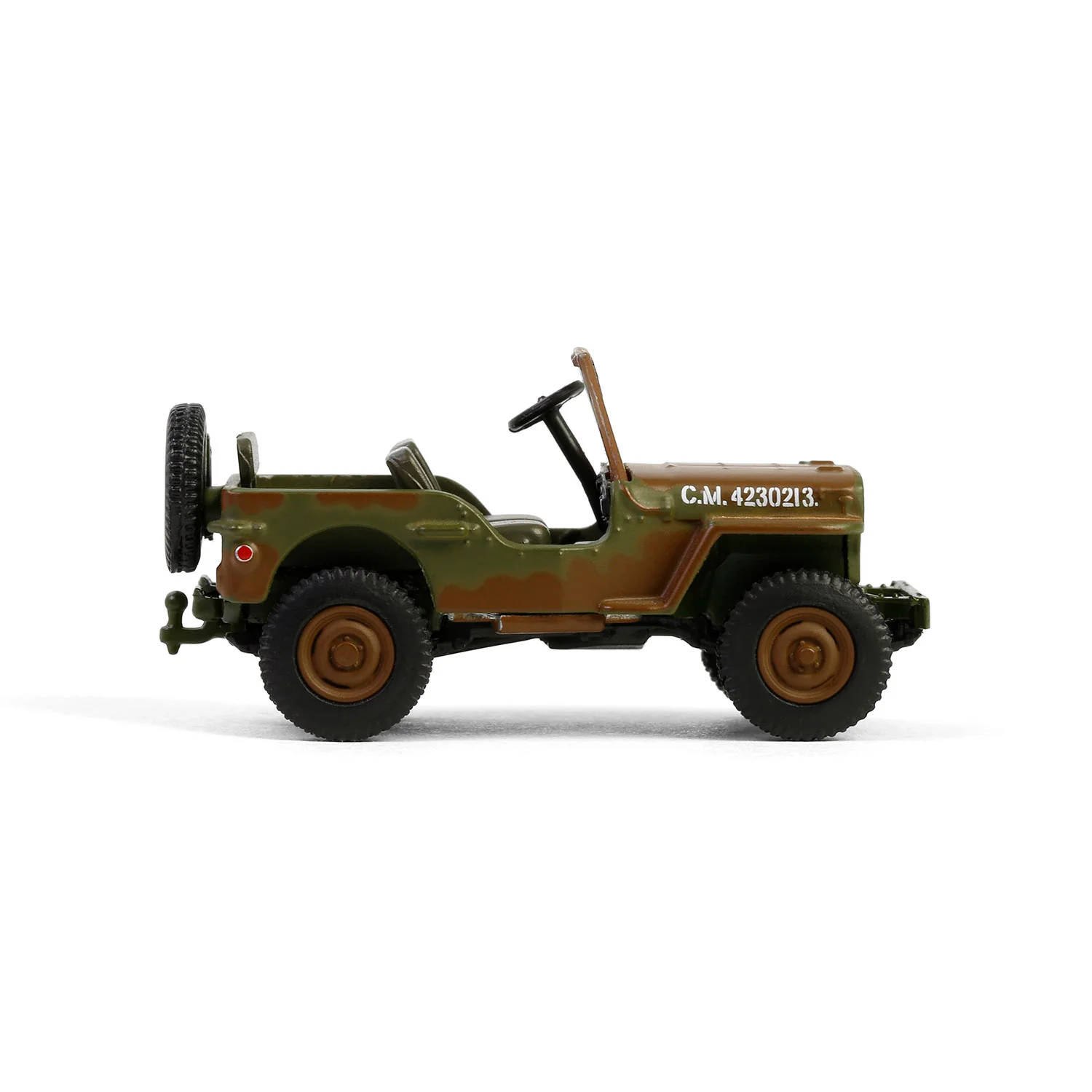 1942 Willys MB - 1st Canadian Tank Brigade Three Rivers Regiment England (Battalion 64 Series 5) Diecast 1:64 Scale Model - Greenlight 61050A - Image 4