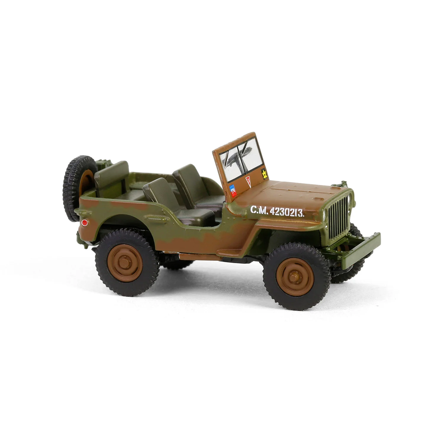 1942 Willys MB - 1st Canadian Tank Brigade Three Rivers Regiment England (Battalion 64 Series 5) Diecast 1:64 Scale Model - Greenlight 61050A - Image 5