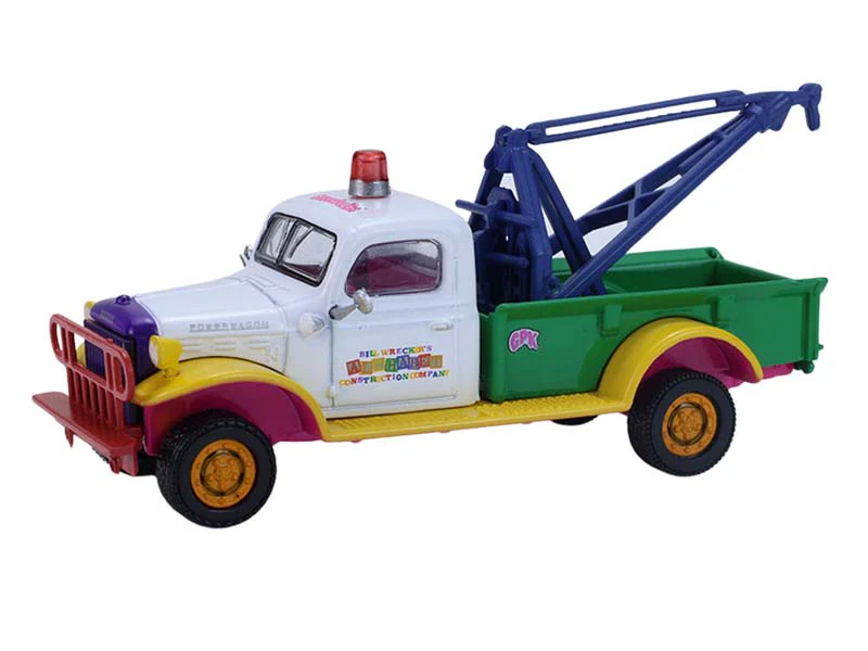 1945 Dodge Power Wagon Wrecker - Wrecking Bill (Garbage Pail Kids Series 8) Diecast 1:64 Scale Model - Greenlight 54120C