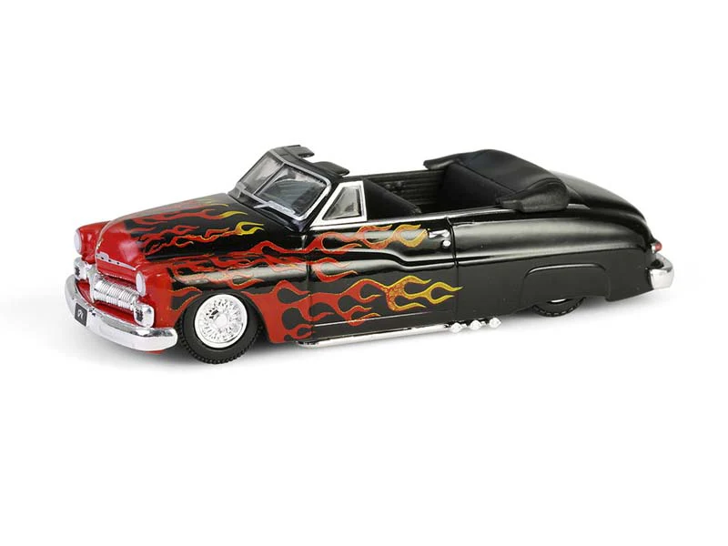 1950 Mercury Eight Convertible Lowrider - Menacing Monica (Garbage Pail Kids Series 7) Diecast 1:64 Scale Model - Greenlight 54110F