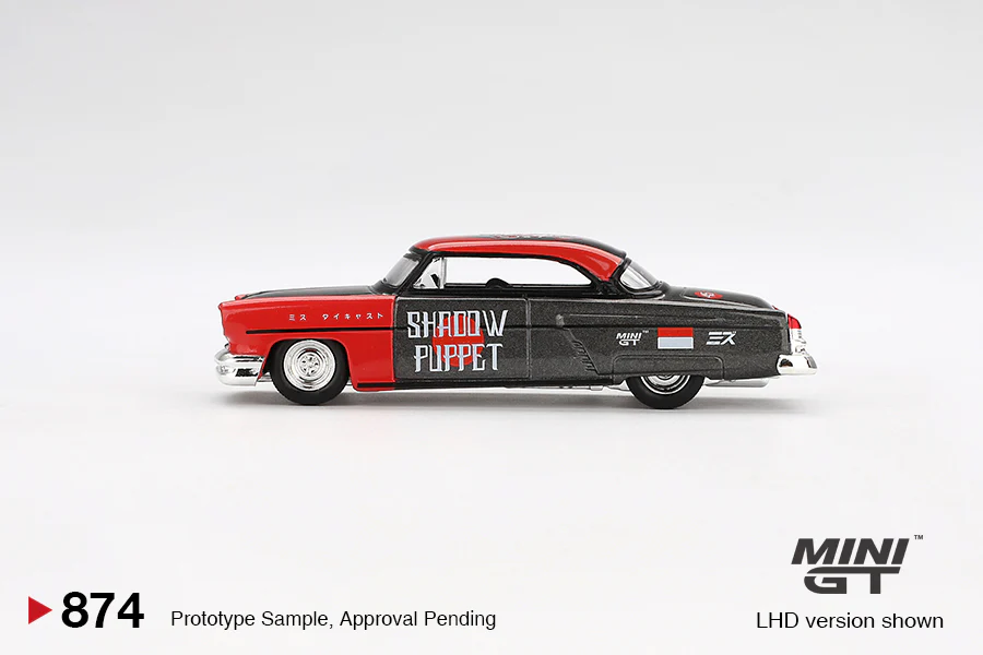 1954 Lincoln Capri Hot Rod - Shadow Puppet (Mini GT x Mizu Diecast) Diecast 1:64 Scale Model - TSM MGT00874 - Image 3