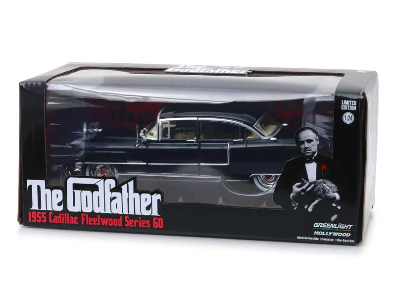 1955 Cadillac Fleetwood Series 60 The Godfather (1972) Diecast 1:24 Scale Model - Greenlight 84091 - Image 2