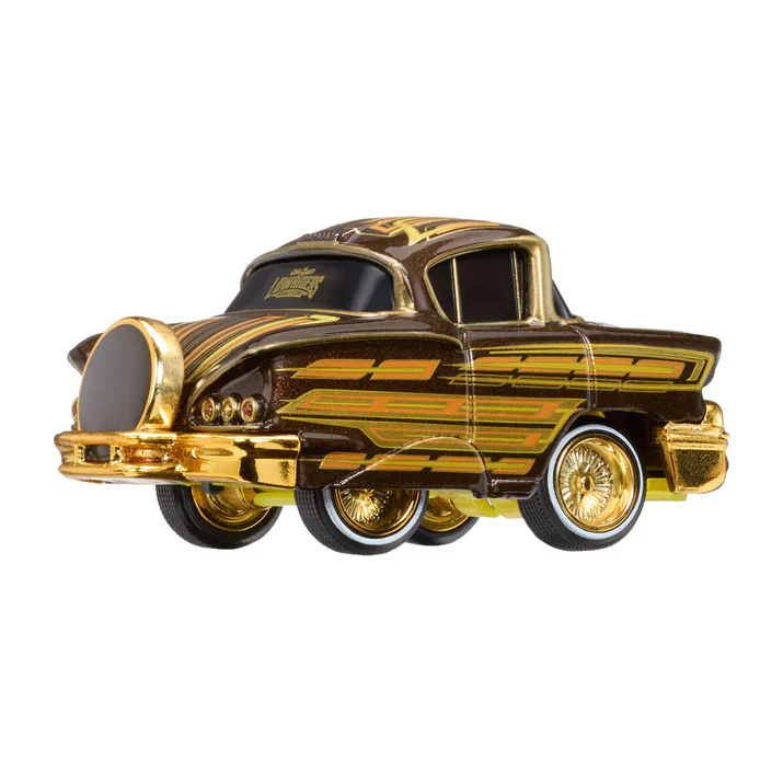 1958 Chevrolet Impala Brown (Lowrider Show Glow Series 1) Diecast Scale Model - CarTuned 597346-4 - Image 4