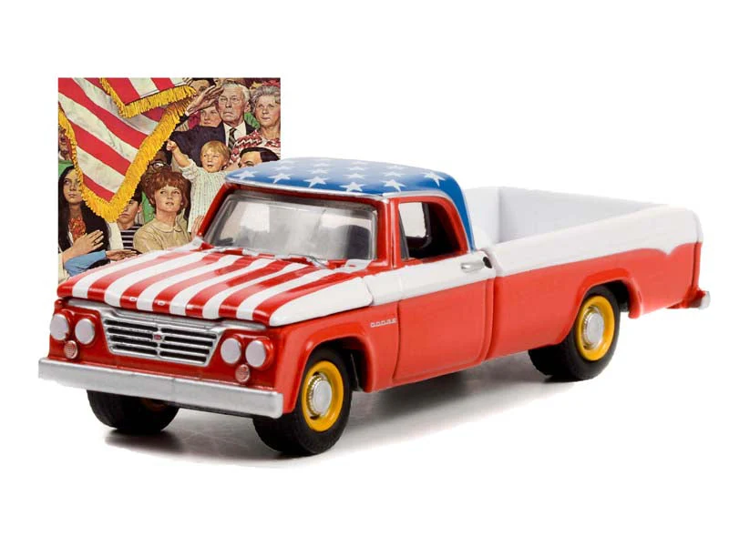 1962 Dodge D-200 (Norman Rockwell Series 4) Diecast 1:64 Scale Model - Greenlight 54060C