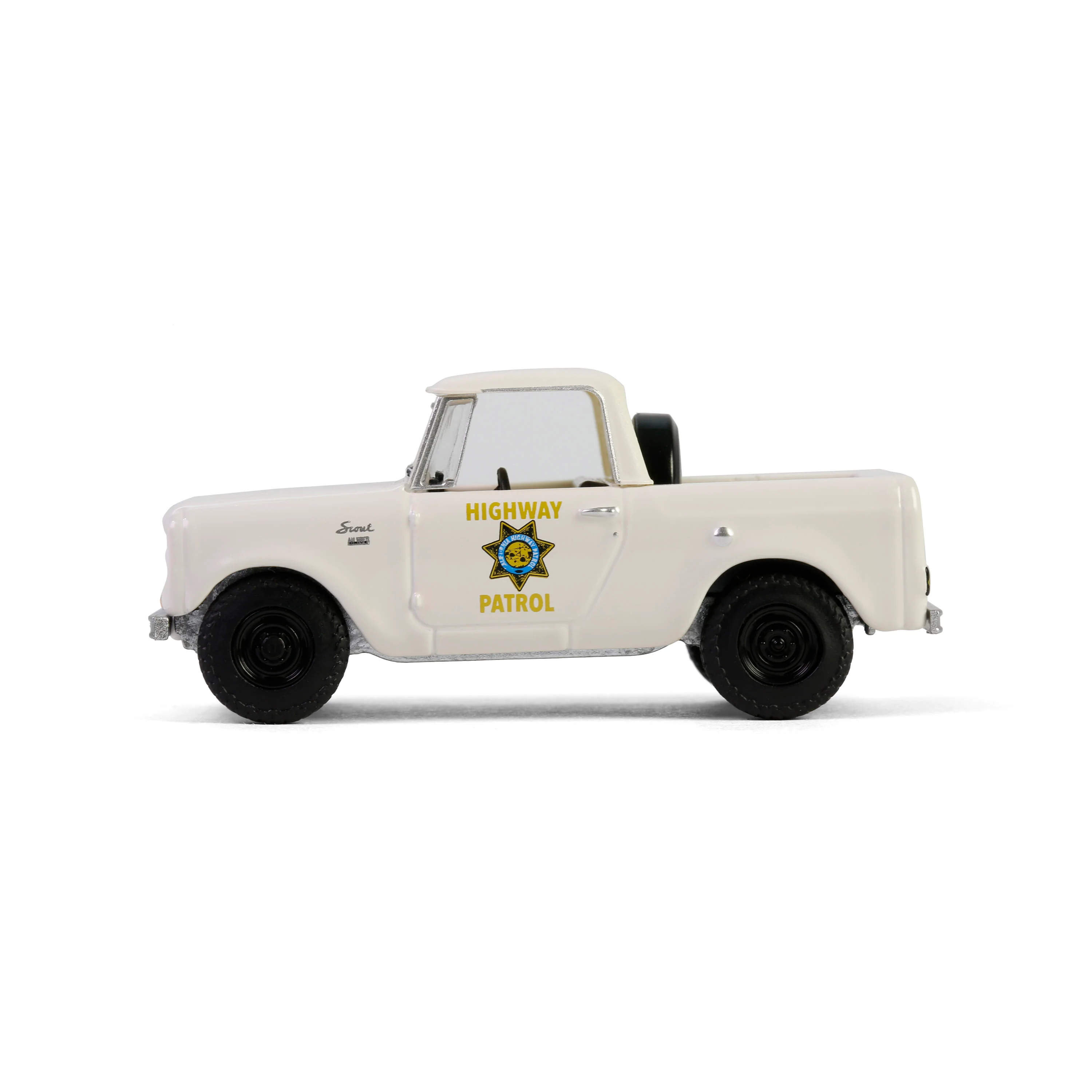 1964 Harvester Scout Half Cab – California Highway Patrol (Hot Pursuit Series 46) Diecast 1:64 Scale Model - Greenlight 43040B - Image 4