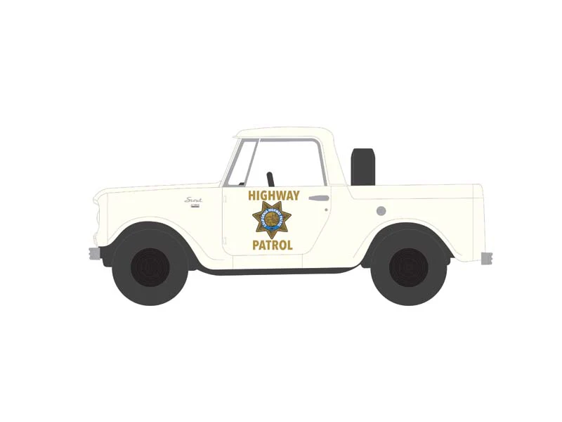 1964 Harvester Scout Half Cab – California Highway Patrol (Hot Pursuit Series 46) Diecast 1:64 Scale Model - Greenlight 43040B - Image 8
