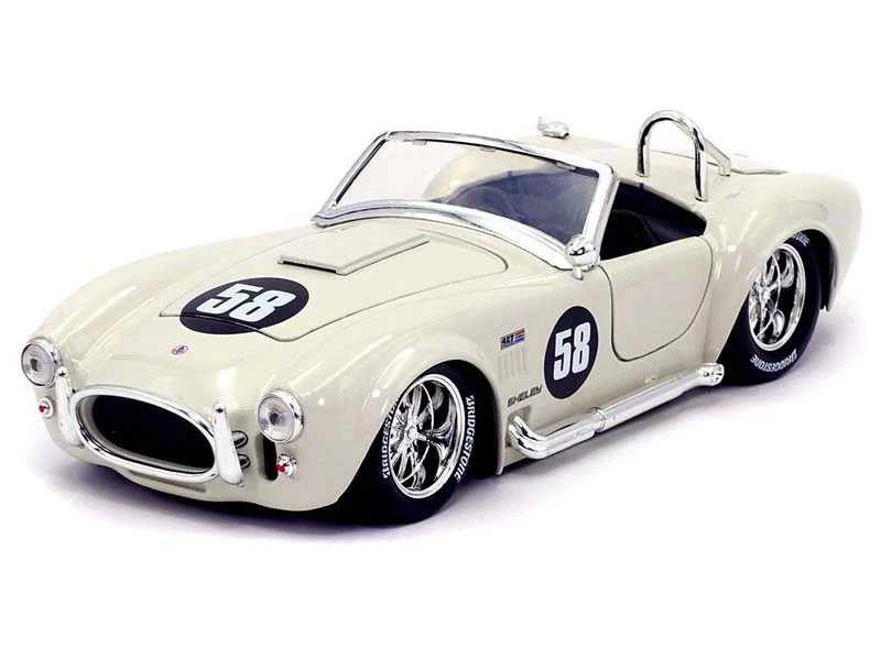 1965 Shelby Cobra 427 S/C #58 (Big Time Muscle) Diecast 1:24 Scale Model - Jada 31864