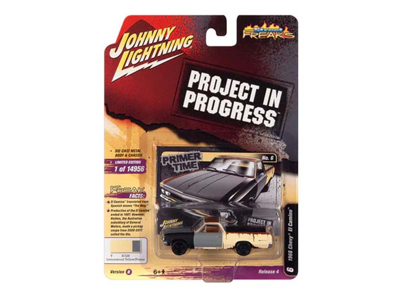 1966 Chevrolet El Camino (Project in Progress) Street Freaks 2021 Release 4 Version B Diecast 1:64 Model - Johnny Lightning JLSP212 - Image 2