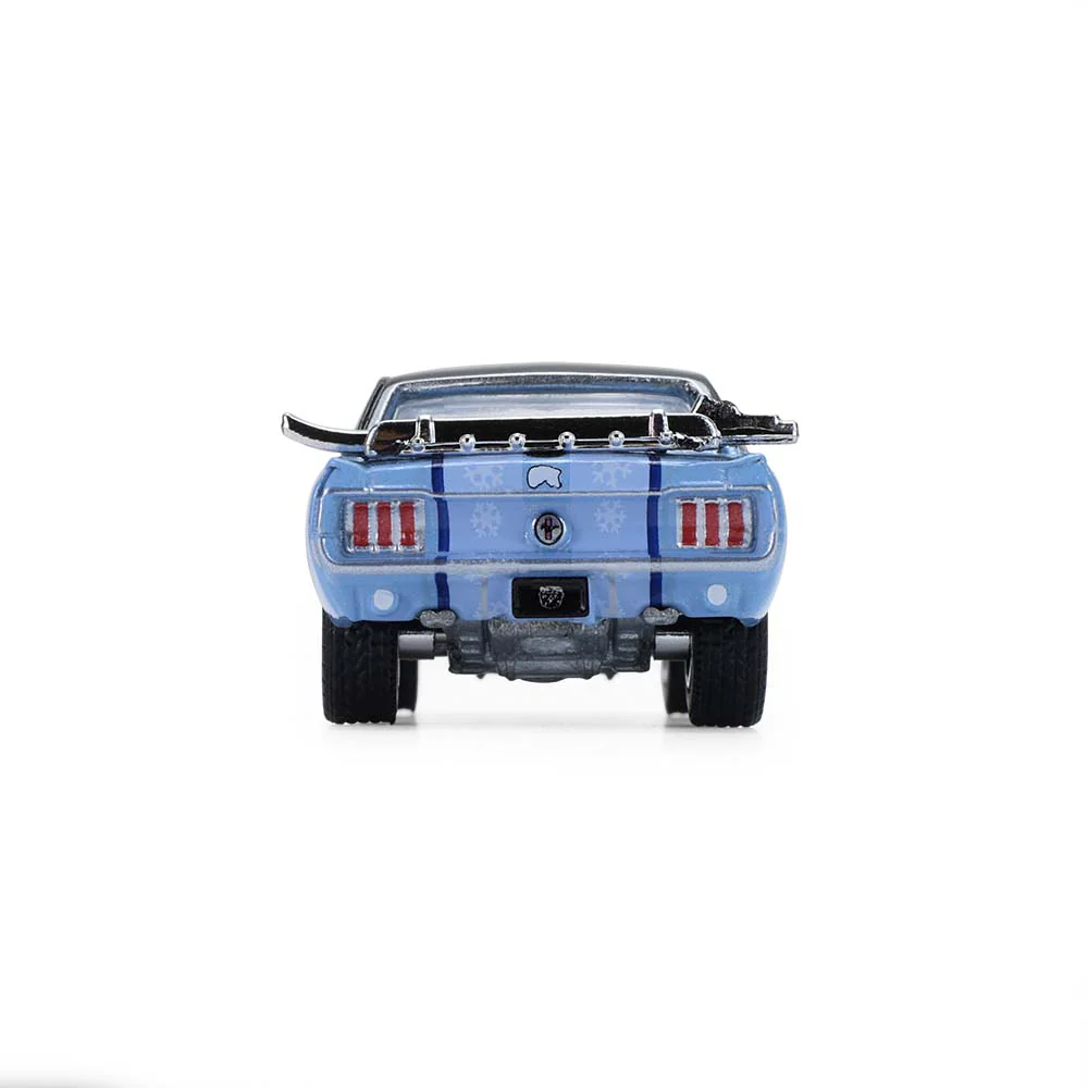 1967 Ford Mustang Coupe w/ Trunk Ski Rack and Skis – Skiin’ Ian (Garbage Pail Kids Series 8) Diecast 1:64 Scale Model - Greenlight 54120B - Image 7