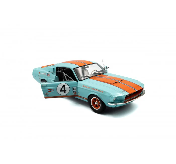 1967 Ford Mustang Shelby GT500 Racing Tribute Diecast 1:18 Scale Model - Solido S1802911 - Image 2