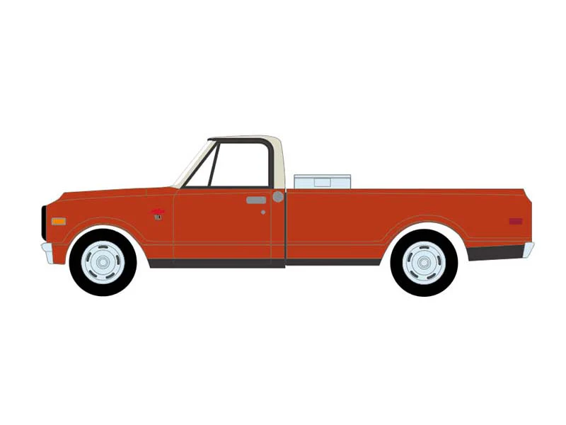 1968 Chevrolet C-10 w/ Toolbox (Down on the Farm Series 11) Diecast 1:64 Scale Model - Greenlight 48110D - Image 7