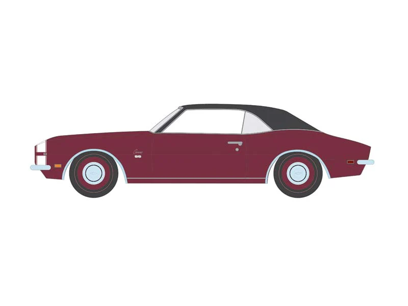 1968 Chevrolet Camaro SS 396 - Cordova Maroon (GreenLight Muscle Series 29) Diecast 1:64 Scale Model - Greenlight 13360A - Image 8