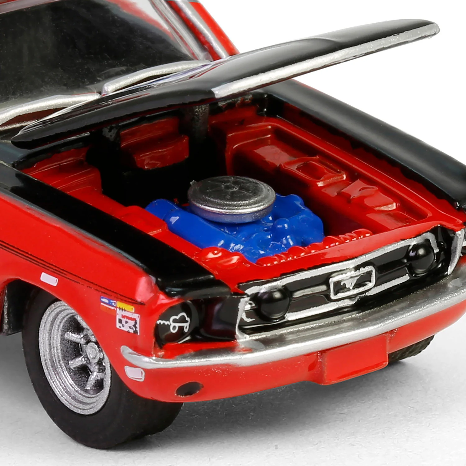 1968 Ford Mustang GT Coupe - #68 Charlie Henry Race Car (GreenLight Muscle Series 29) Diecast 1:64 Scale Model - Greenlight 13360B - Image 4