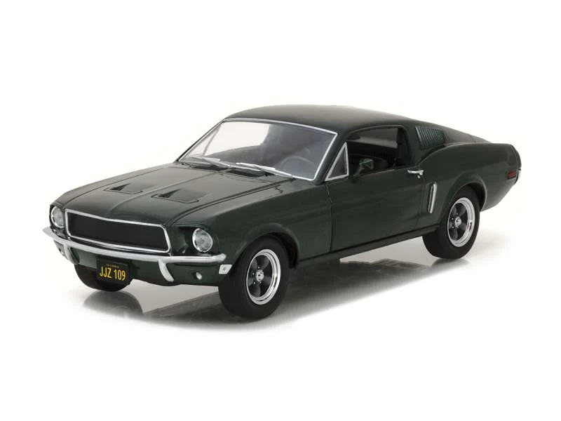 1968 Ford Mustang GT Fastback - Highland Green Diecast 1:24 Scale Model - Greenlight 84038