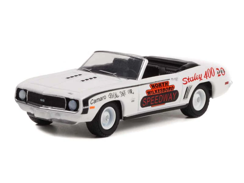 1969 Chevrolet Camaro Convertible - North Wilkesboro Speedway Official Pace Car Diecast 1:64 Scale Model - Greenlight 30346