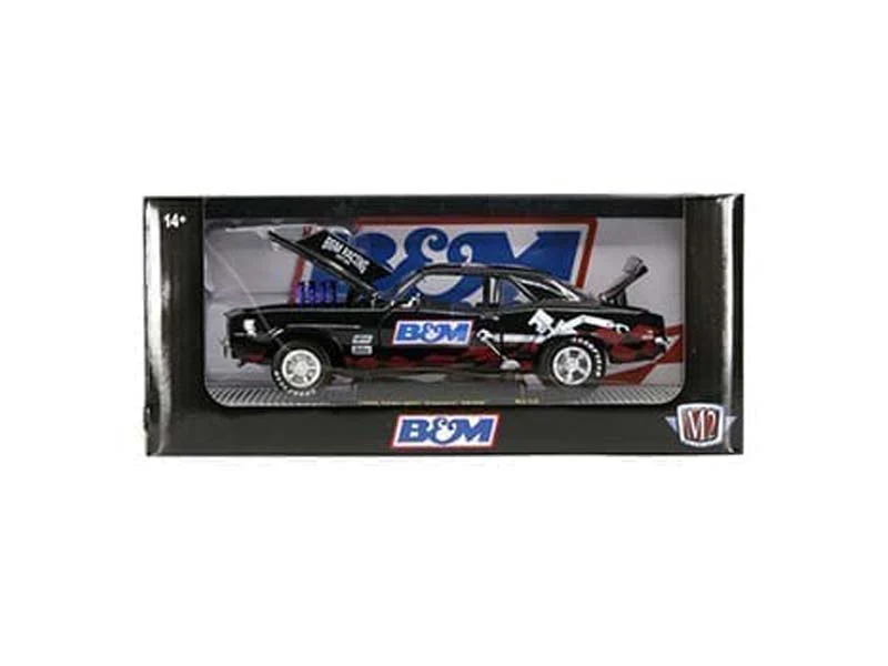 1969 Chevrolet Camaro SS/RS B&M Black Diecast 1:24 Scale Model - M2 Machines 40300-112B - Image 2