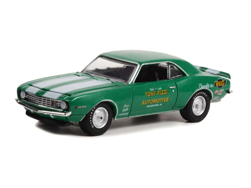 1969 Chevrolet Camaro Z/28 - Rally Green w/ White Stripes (Scottsdale Edition Series 10) Diecast 1:64 Scale Model - Greenlight 37260D