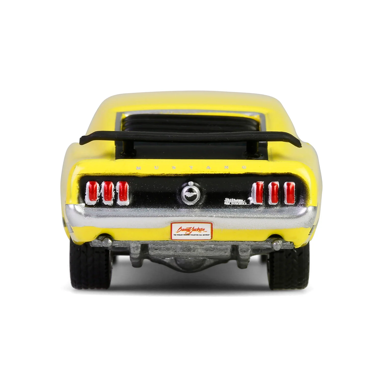 1969 Ford Mustang Boss 302 - Bright Yellow (Barrett-Jackson Series 15) Diecast 1:64 Scale Model - Greenlight 37320B - Image 7