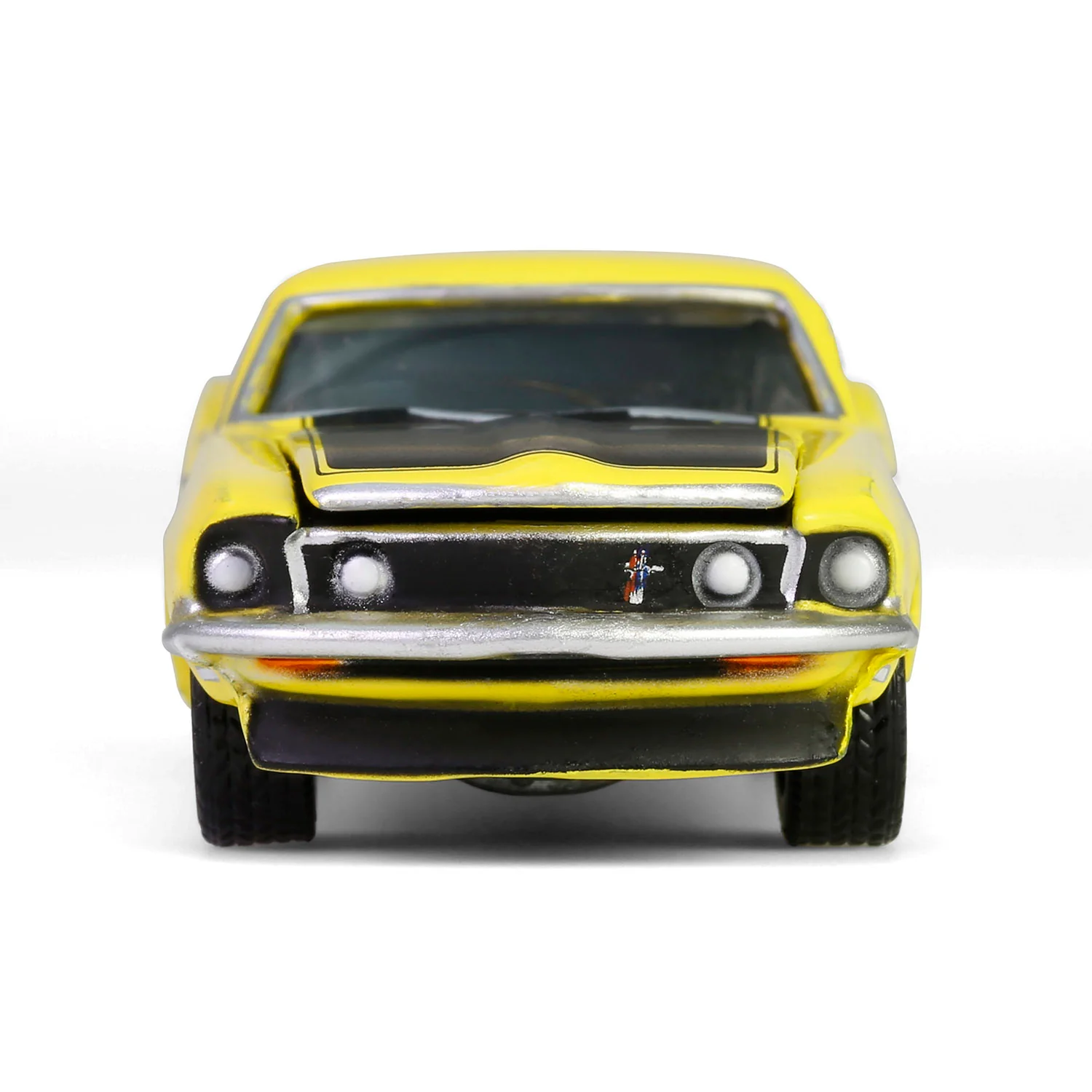 1969 Ford Mustang Boss 302 - Bright Yellow (Barrett-Jackson Series 15) Diecast 1:64 Scale Model - Greenlight 37320B - Image 8