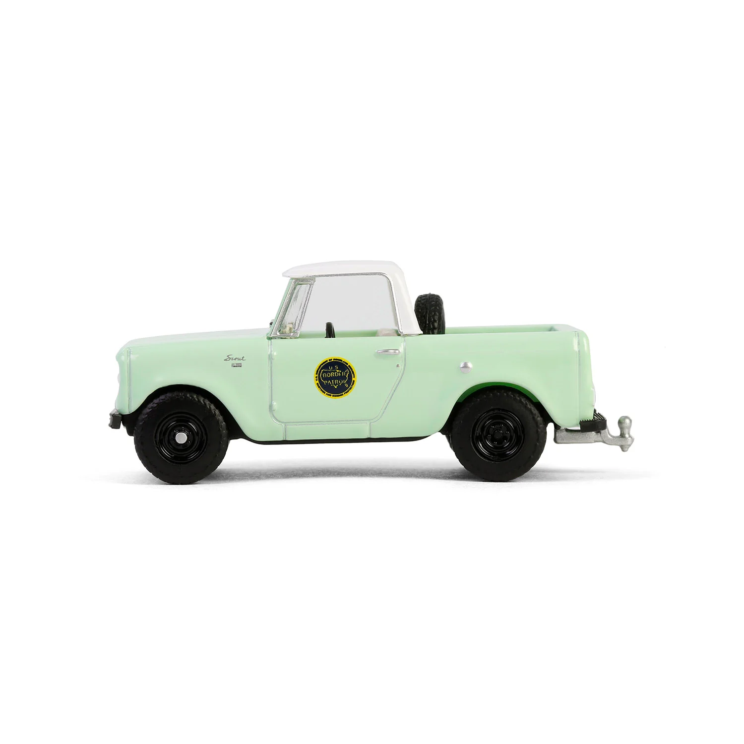 1969 Harvester Scout Half Cab (Hot Pursuit Special Edition - U.S. Customs and Border Patrol) Diecast 1:64 Scale Model - Greenlight 43035A - Image 3