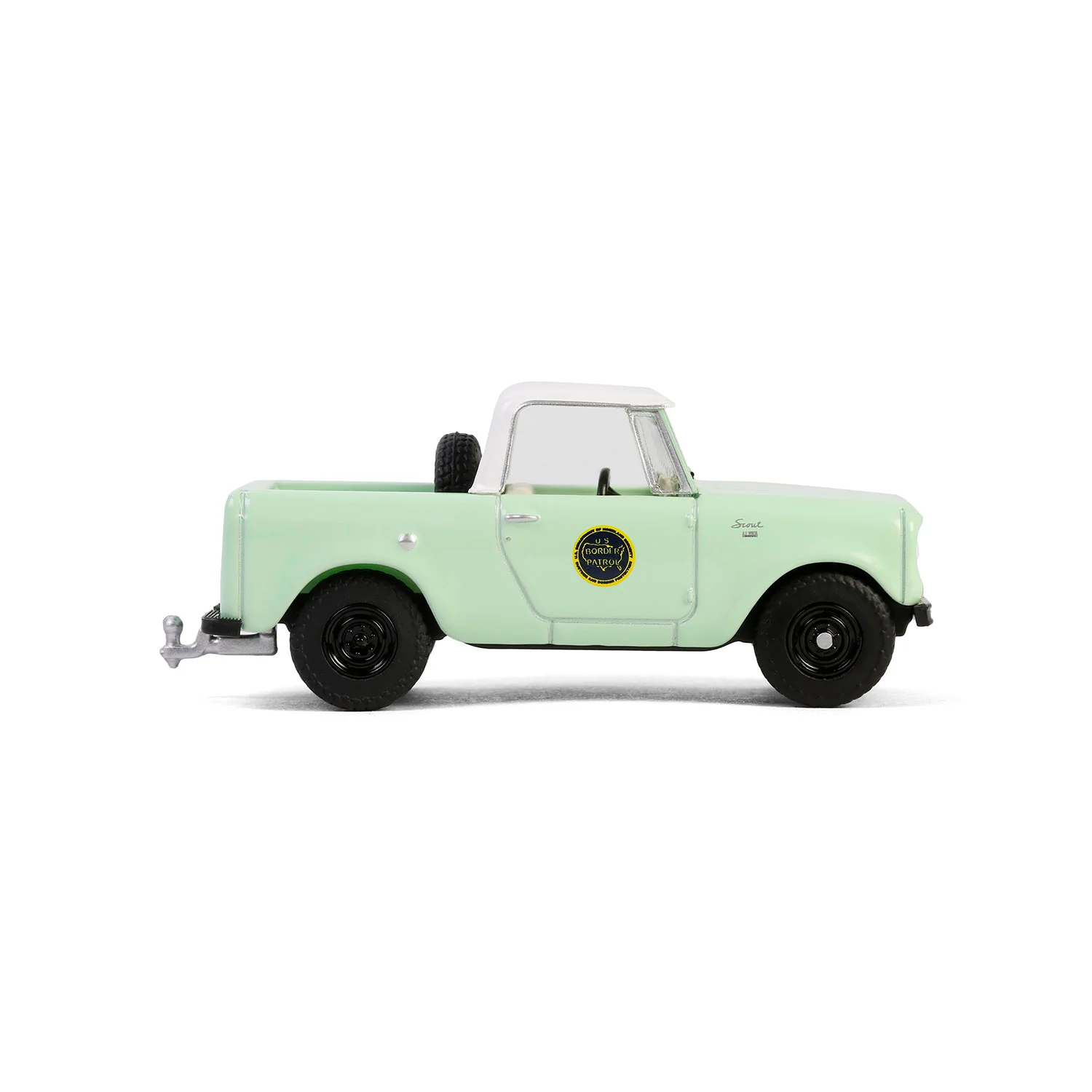 1969 Harvester Scout Half Cab (Hot Pursuit Special Edition - U.S. Customs and Border Patrol) Diecast 1:64 Scale Model - Greenlight 43035A - Image 5