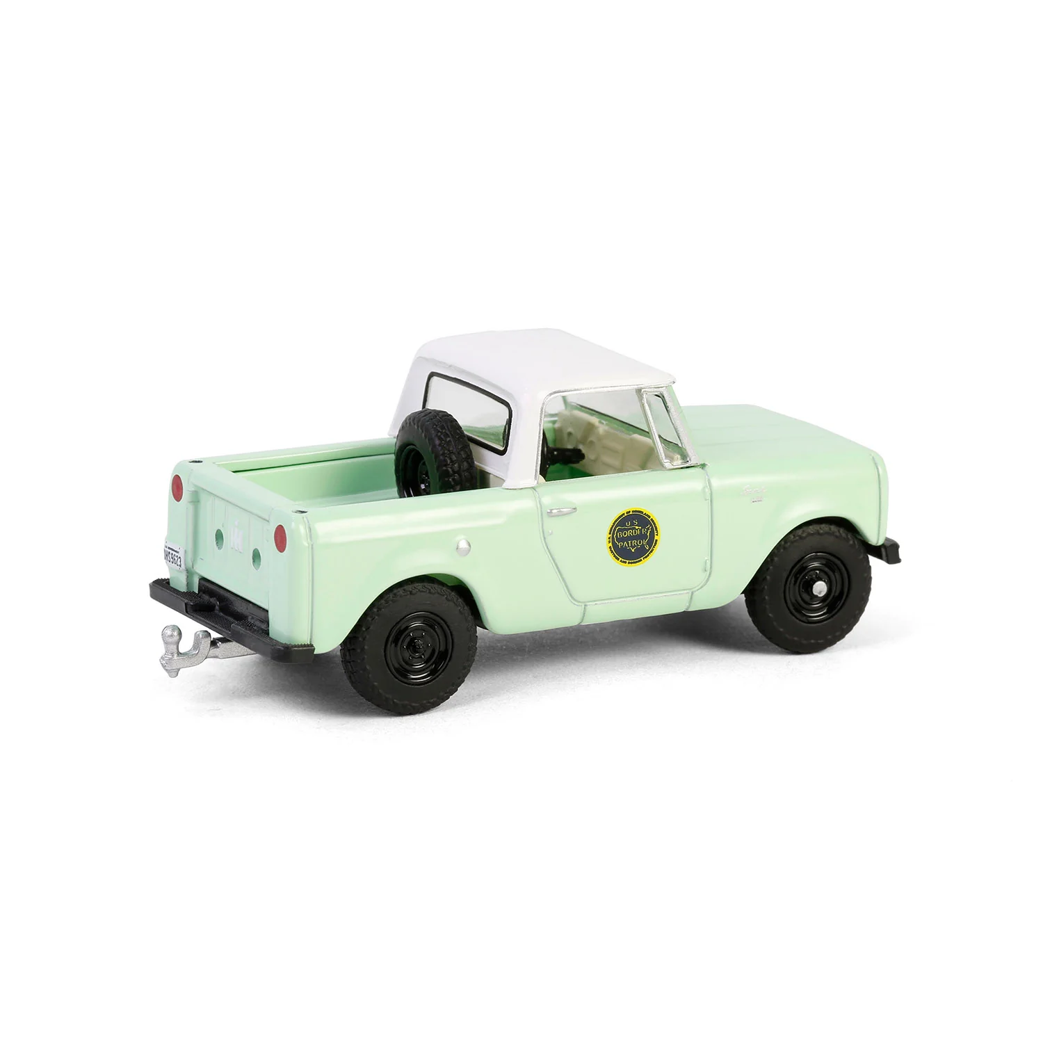 1969 Harvester Scout Half Cab (Hot Pursuit Special Edition - U.S. Customs and Border Patrol) Diecast 1:64 Scale Model - Greenlight 43035A - Image 6