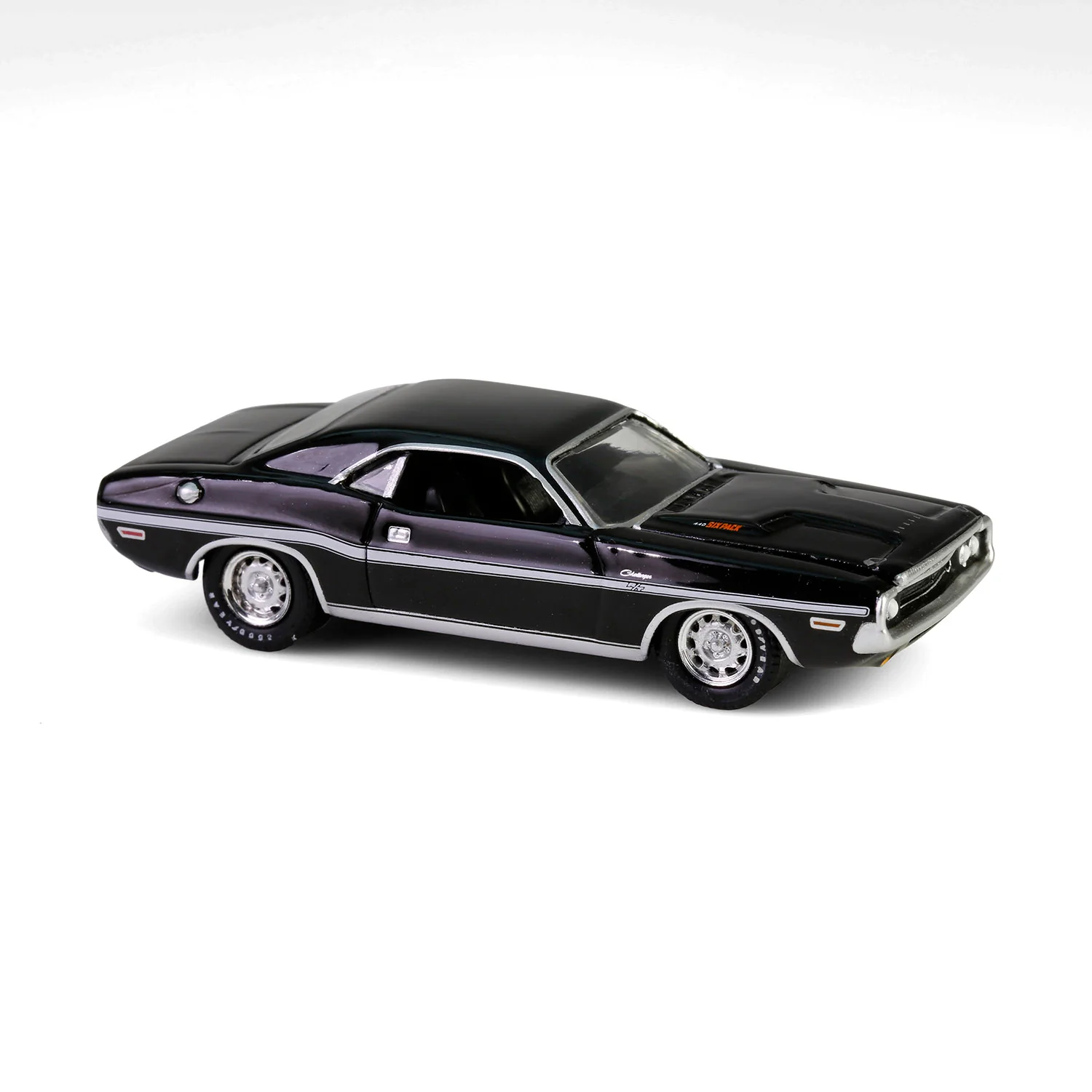 1970 Dodge Challenger R/T 440 - Black (Barrett-Jackson Series 15) Diecast 1:64 Scale Model - Greenlight 37320D - Image 6