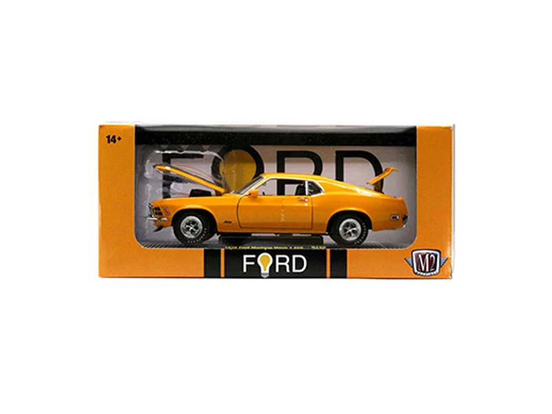 1970 Ford Mustang Mach 1 428 – Orange (Release 109A) Diecast 1:24 Scale Model - M2 Machines 40300-109A - Image 2