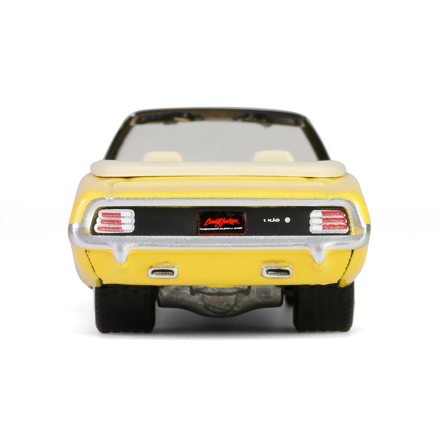 1970 Plymouth 'Cuda Convertible - Yellow (Barrett-Jackson Series 15) Diecast 1:64 Scale Model - Greenlight 37320E - Image 8