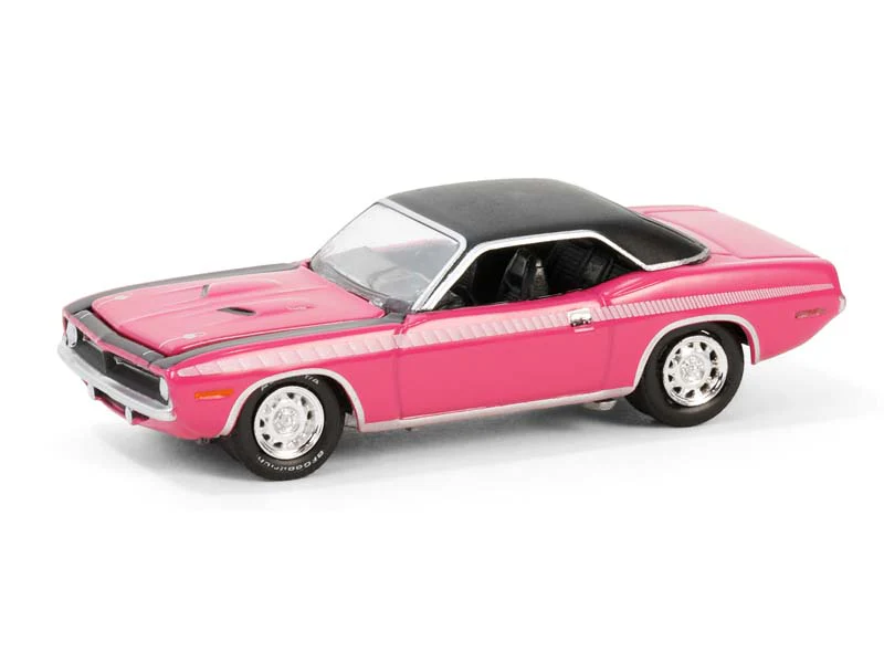 1970 Plymouth Cuda Moulin Rouge - Las Vegas (Barrett-Jackson Series 14) Diecast 1:64 Scale Model - Greenlight 37310D