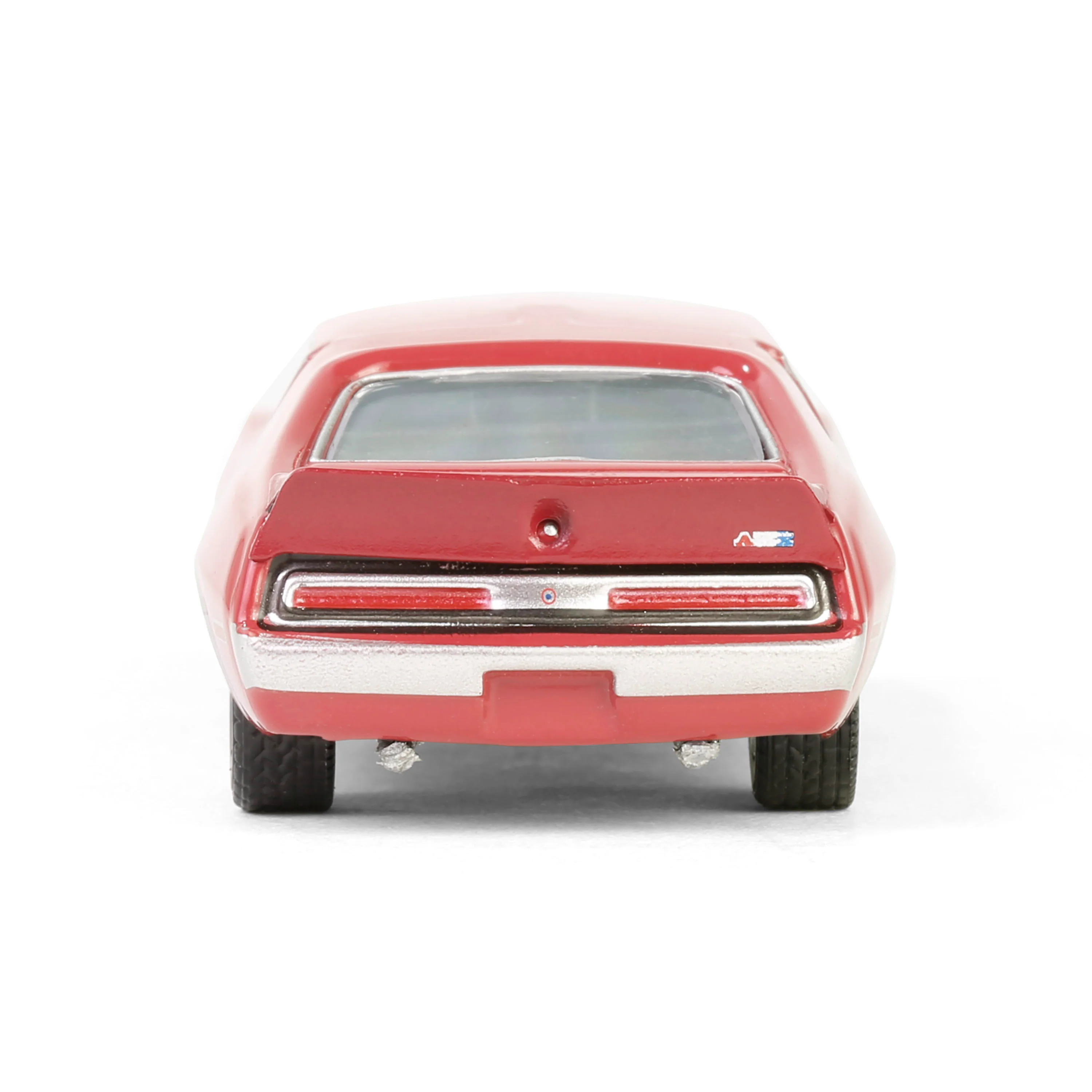 1971 AMC Javelin AMX - Matador Red w/ White Hood Stripe (Showroom Floor Series 6) Diecast 1:64 Scale Model - Greenlight 68060B - Image 7
