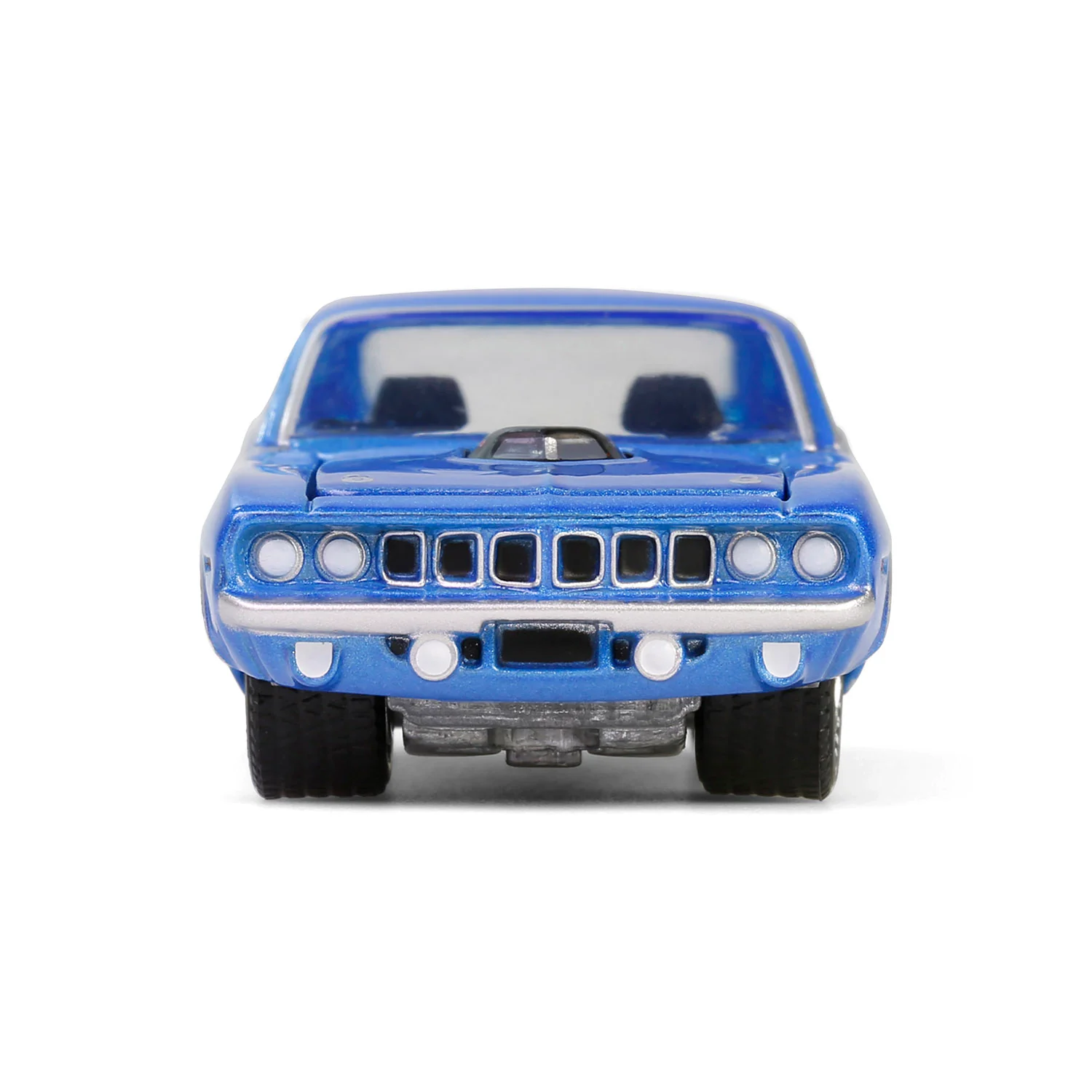 1971 Plymouth 'Cuda 440 6bbl Shaker - B5 Blue (Anniversary Collection Series 17) Diecast 1:64 Scale Model - Greenlight 28160D - Image 2