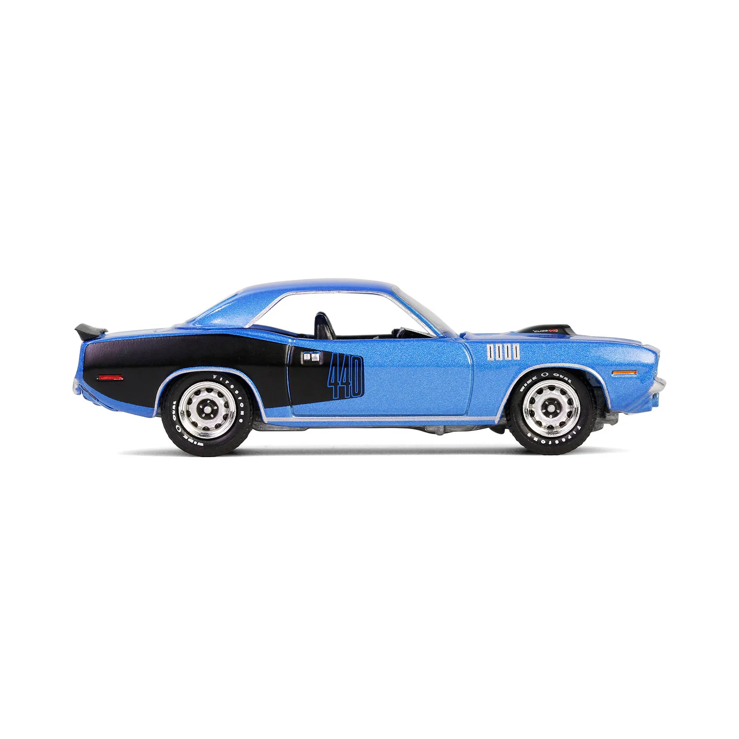 1971 Plymouth 'Cuda 440 6bbl Shaker - B5 Blue (Anniversary Collection Series 17) Diecast 1:64 Scale Model - Greenlight 28160D - Image 7