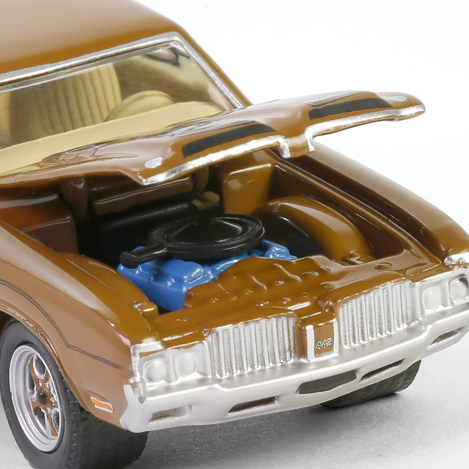 1972 Oldsmobile 4-4-2 - The Complete Escape Machine (Vintage Ad Cars Series 11) Diecast 1:64 Scale Model - Greenlight 39150D - Image 5