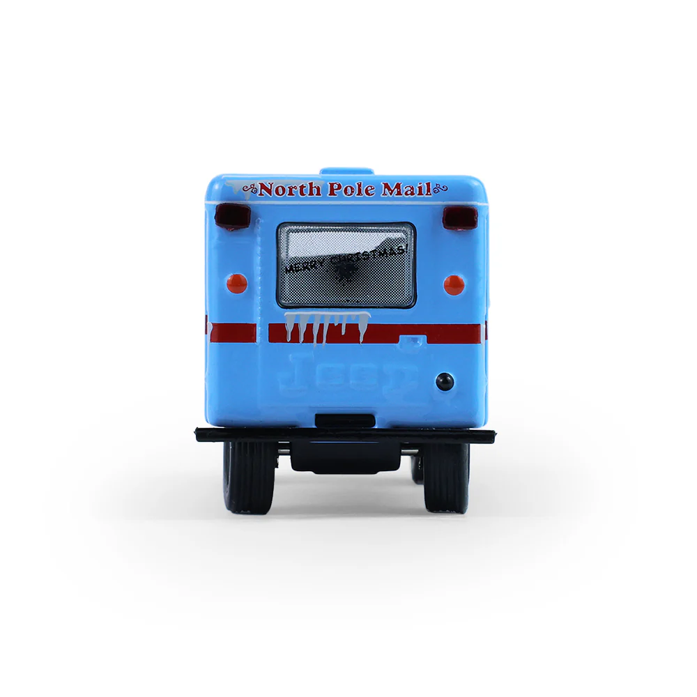1974 Jeep DJ-5 U.S Mail Truck w/ Mailbox Accessory (Christmas 2025 Edition) Diecast 1:64 Scale Model - Greenlight 30564D - Image 5