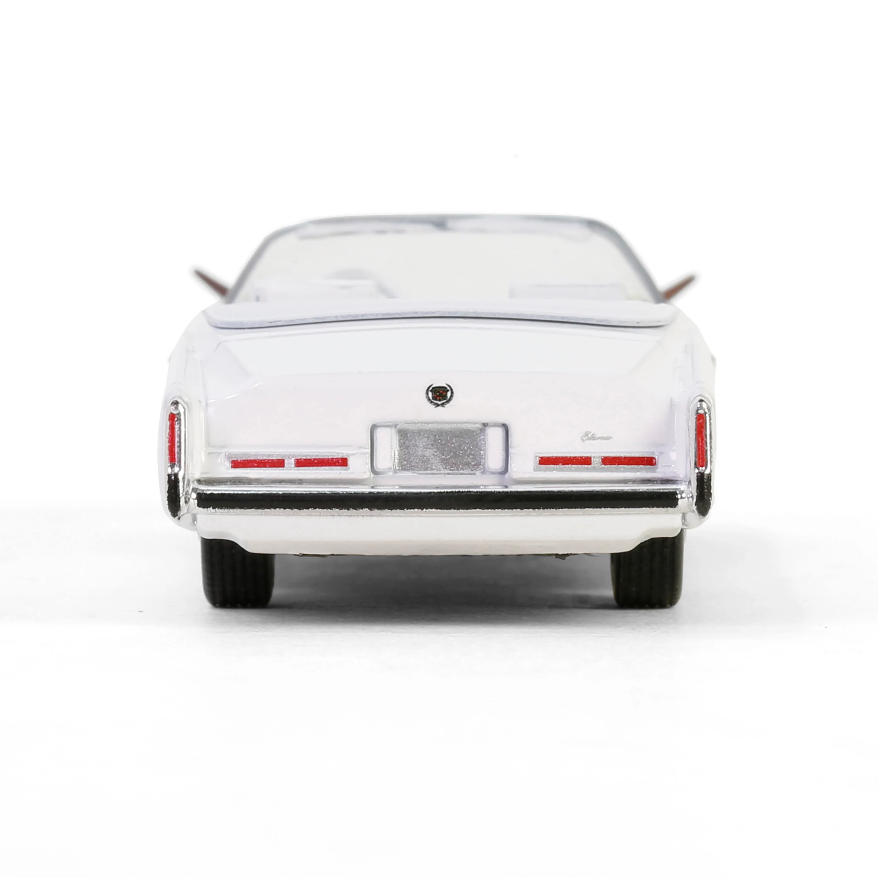 1976 Cadillac Eldorado Convertible – White w/ Bull Horns Hood Ornament Diecast 1:64 Scale Model - Greenlight 30523 - Image 5