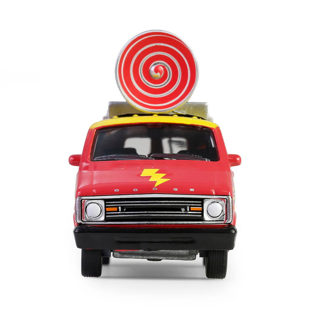 1976 Dodge B-100 w/ Roof Mounted Satellite Dish - Dish Grace (Garbage Pail Kids Series 7) Diecast 1:64 Scale Model - Greenlight 54110D - Image 2