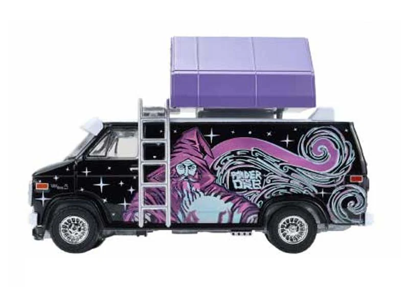 1978 GMC Vandura Custom Van - Wizard w/ Camp'otel Cartop Sleeper Tent (The Great Outdoors Series 4) Diecast 1:64 Scale Model - Greenlight 38080C - Image 3