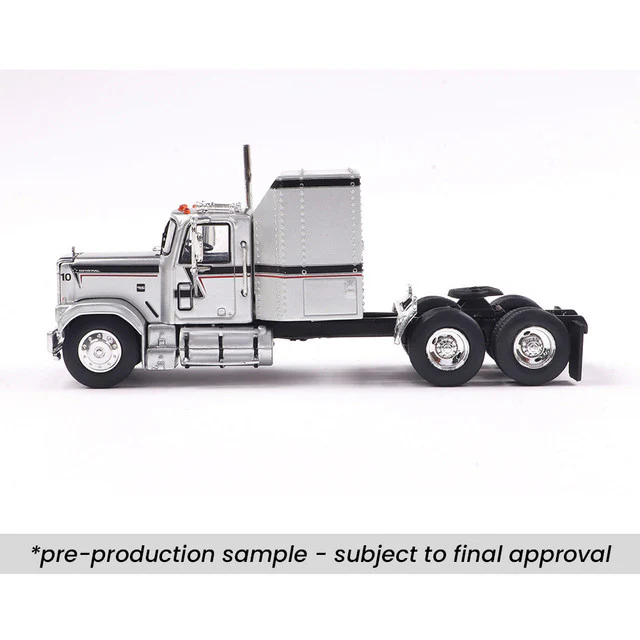 1980 GMC General - Silver w/ Black & Red Stripes Diecast 1:64 Scale Model - IXO America IA64004 - Image 5